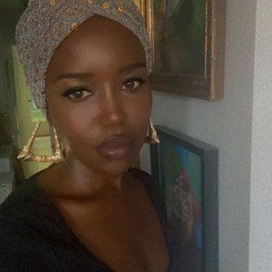 Handmade Sequined Hair Turban Hair Cover - Protective Styling & Costume